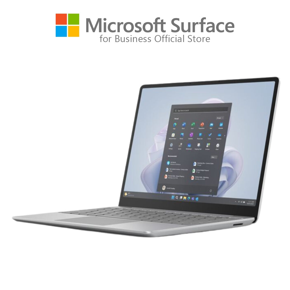 Microsoft Surface Laptop Go3 for Business i5 12.4" Platinum | 8GB or 16GB RAM/ 256GB SSD | i5 Laptop | Microsoft Surface Laptop