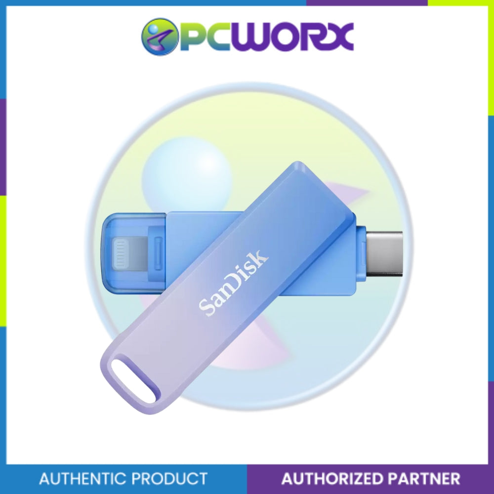 Sandisk SDIXD0N-256G-GN6TP 256GB Creator USB3.2 Lightning Type C Gradient Ombre