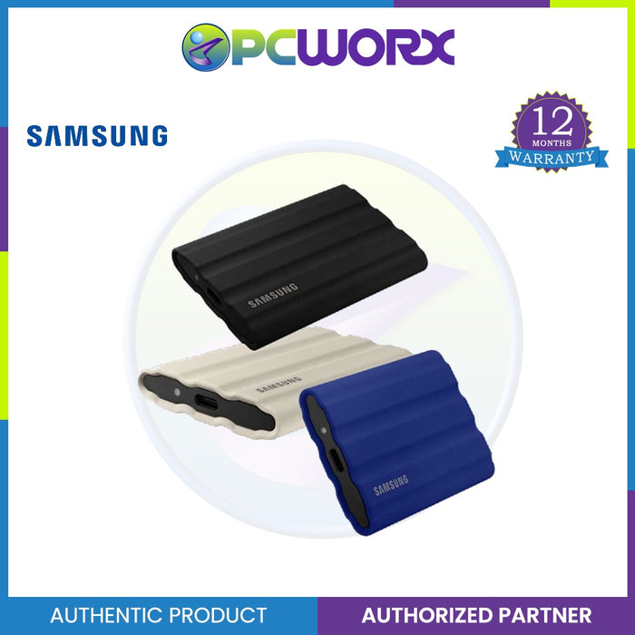 Samsung T7 Shield Portable Solid State Drive USB 3.2 1TB, IP65 Water Resistant, External SSD