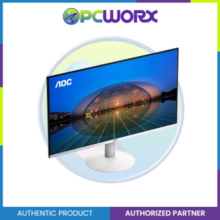AOC 24B30H3/BW 23.8" IPS VGA/HDMI 120Hz Monitor White