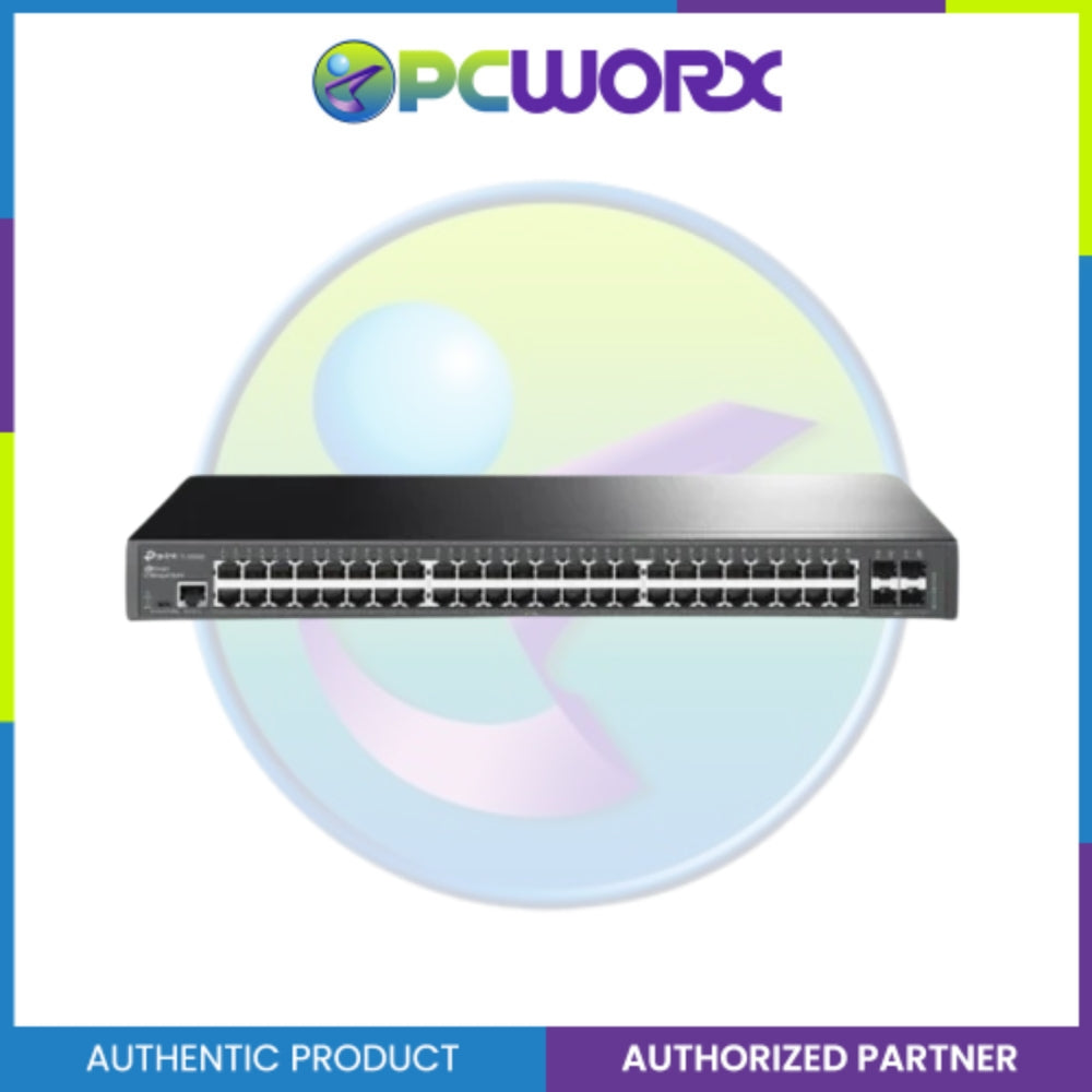 TP-Link TL-SG3452 JetStream 48-Port Gigabit L2+ Managed Switch w/4 SFP Slots