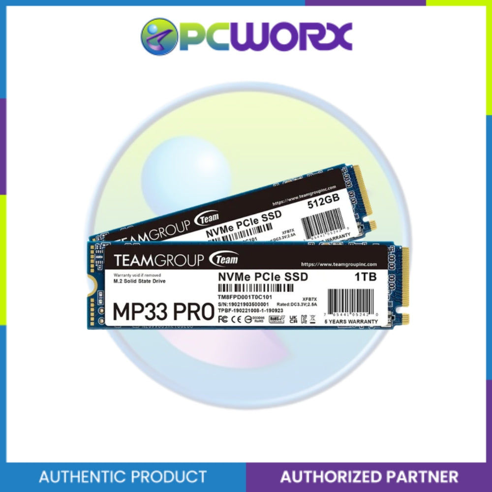 Team Group MP33 PRO TM8FPD001T0C101 1TB M.2 2280 PCIe Gen 3.0x4 SSD