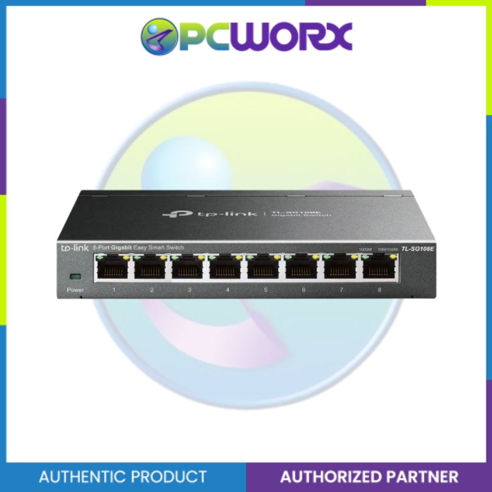TP-Link TL-SG108E 8-Port Gigabit Easy Smart Switch