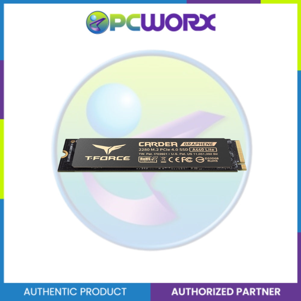 Team Group TM8FFQ002T0C129 2TB A440 Cardea Lite Graphene HeatSink M.2 NVME SSD