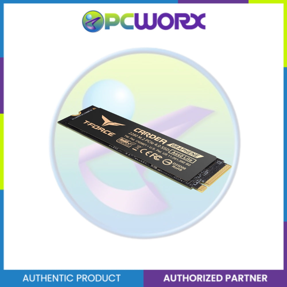 Team Group TM8FFQ002T0C129 2TB A440 Cardea Lite Graphene HeatSink M.2 NVME SSD