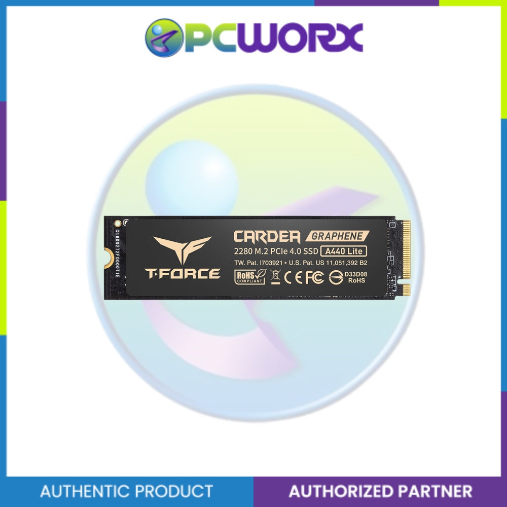 Team Group TM8FFQ002T0C129 2TB A440 Cardea Lite Graphene HeatSink M.2 NVME SSD