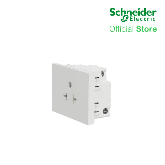 Schneider Socket Outlet AvatarOn A American 20A 250V 3 Pin 2S sized White M3T426MPH-WE