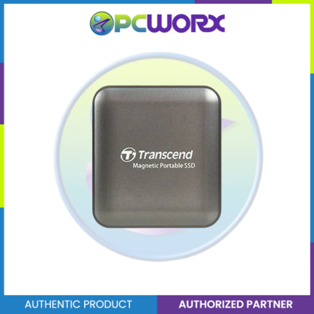 Transcend TS1TESD420C 1TB USB Type-C 20Gbps Magnetic Portable SSD Iron Gray