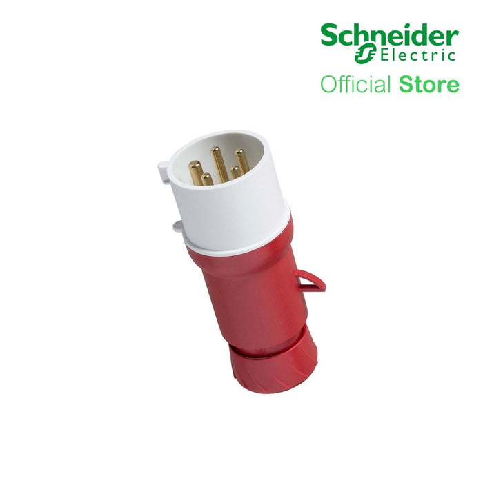 Schneider PratiKa 32 A - 3P + N + E - 380/415 V AC - IP44 Wander Plug PKE32M435