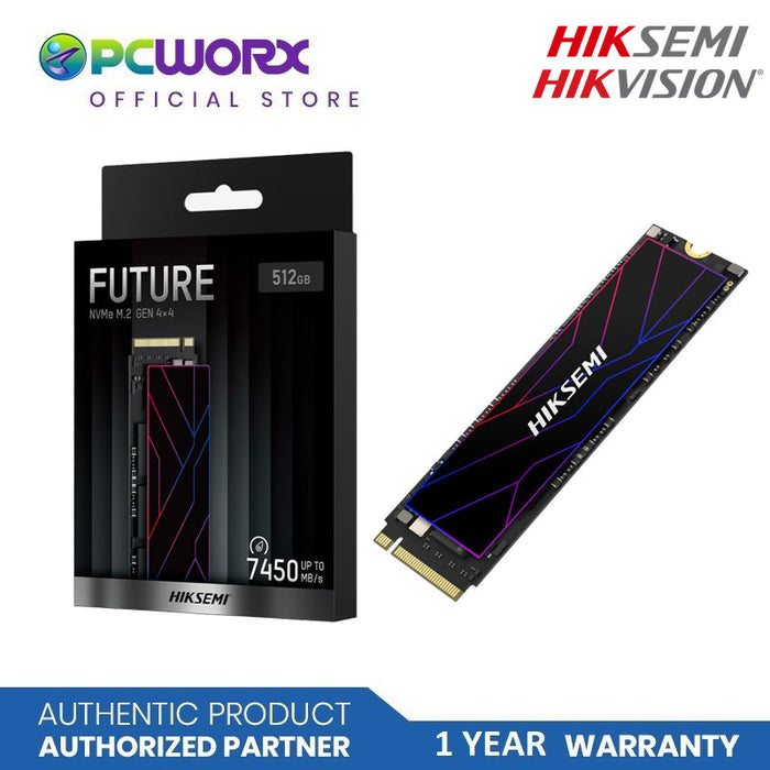 Hikvision / Hiksemi Future PCIe Gen 4x4, Up to 7050MB/s read speed, 4200MB/s write speed NVMe SSD | 512GB, 1TB | Solid State Drive | Hiksemi SSD