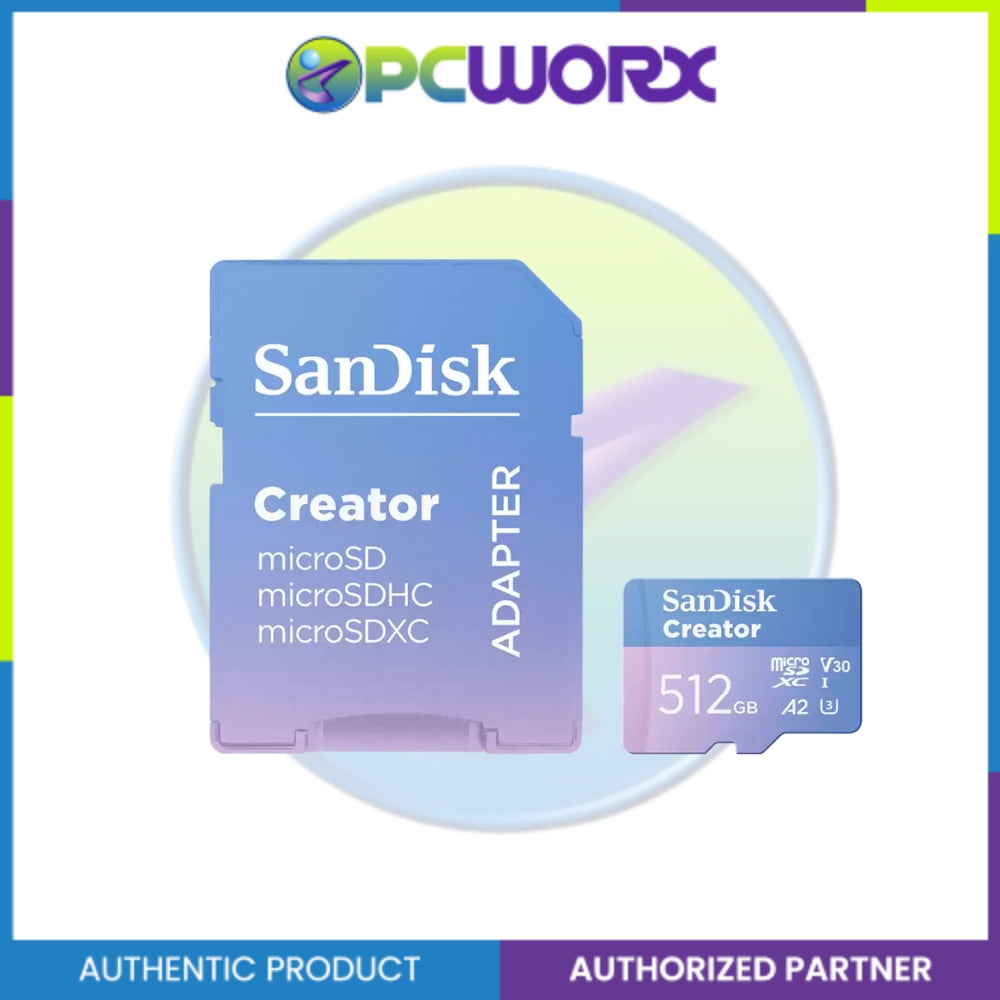 Sandisk SDSQXAV-512G-GN6MS 512GB V30 C10 190/90MB/ Creator Extreme SD