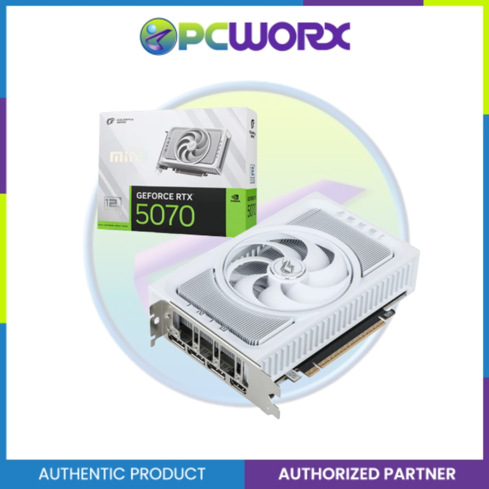 COLORFUL iGame GeForce RTX™ 5070 Mini White OC 12GB GDDR7 Graphics Card