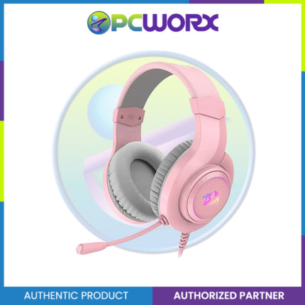 Redragon H371P HYLAS Virtual 7.1 Surround Sound RGB Wired Gaming Headset Pink