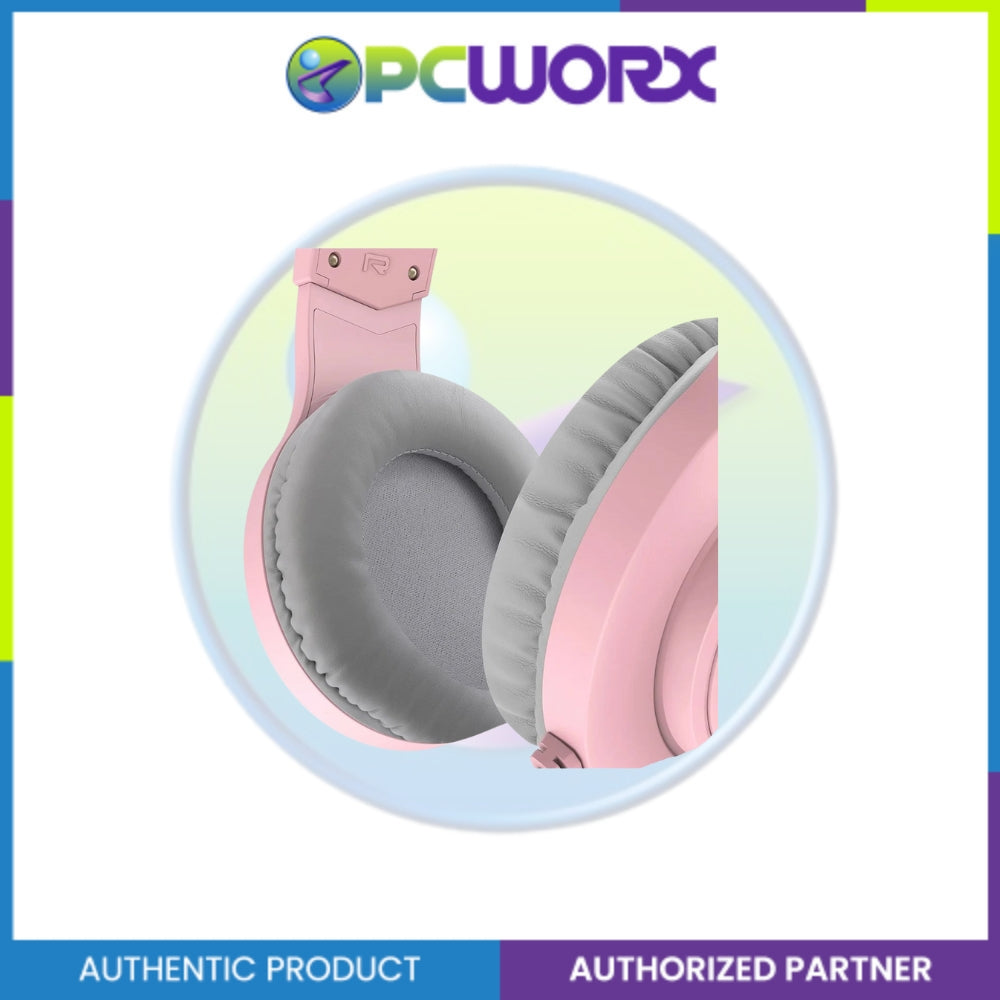 Redragon H371P HYLAS Virtual 7.1 Surround Sound RGB Wired Gaming Headset Pink