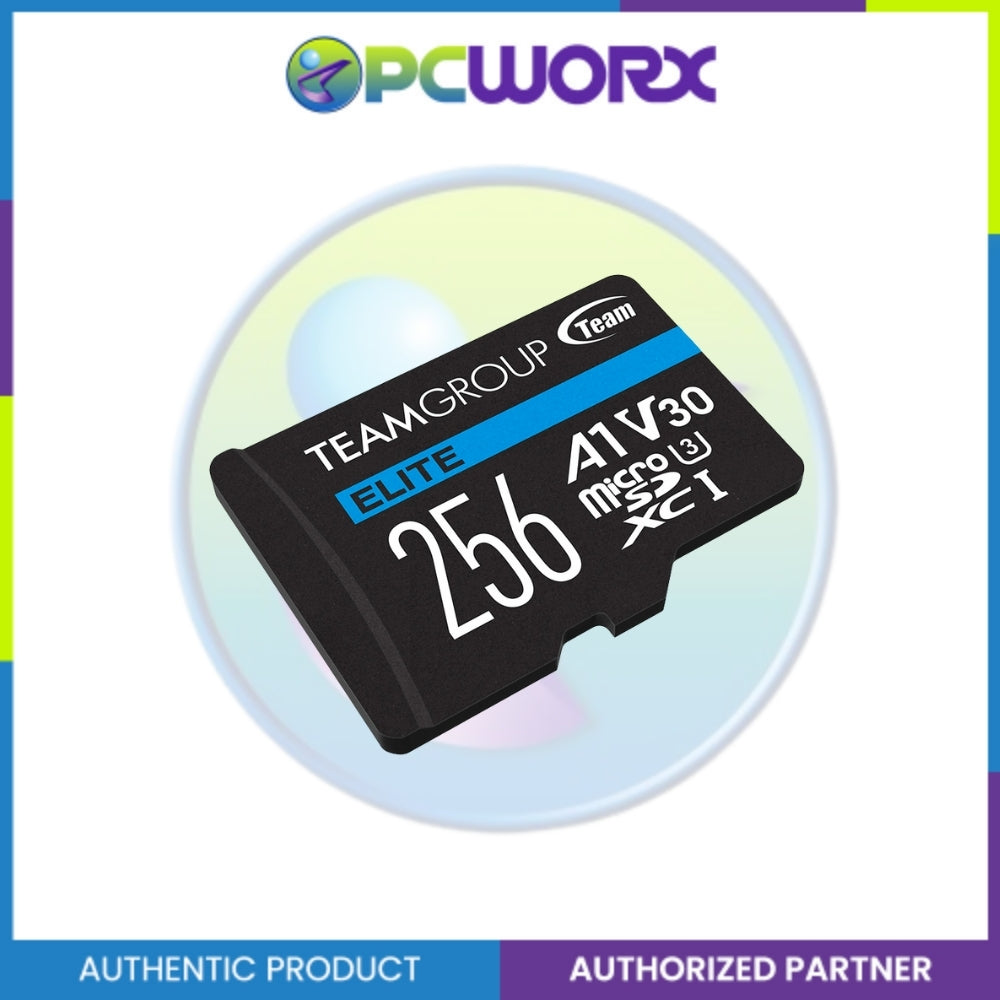 Team Group TEAUSDX64GIV30A103 64GB ELITE Micro SDXC U3 V30 A1 100MB/s W/ Adapter