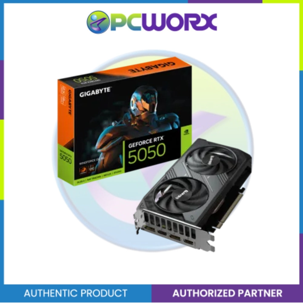Gigabyte NVIDIA® GeForce RTX™ 5050GV-N5050WF2OC-8GD WindForce OC 8GB GDDR6 Graphics Card
