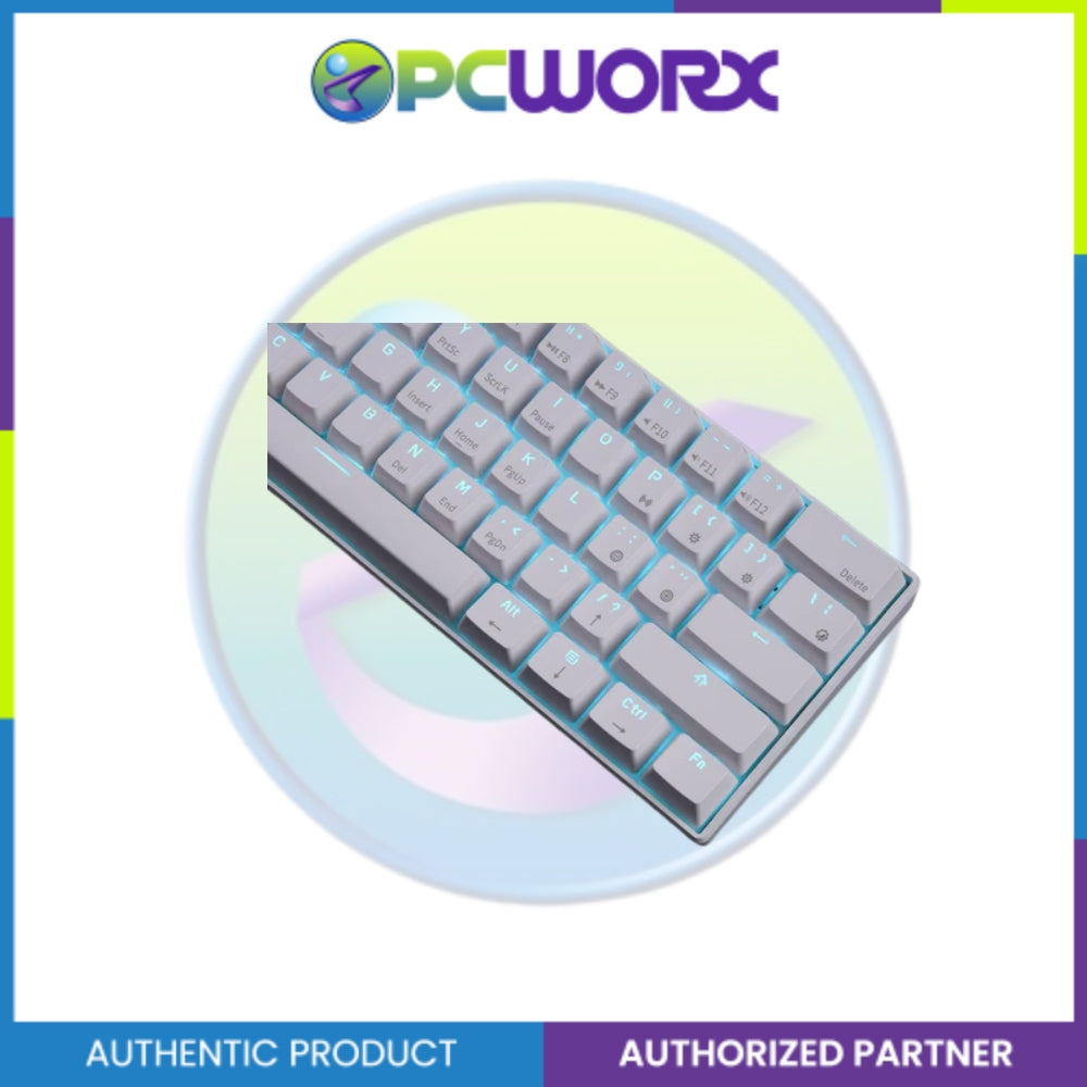 Royal Kludge RK61 Wired 60% - Tri-Mode Mechanical Keyboard RGB Backlit Ultra-Compact Hot-Swappable