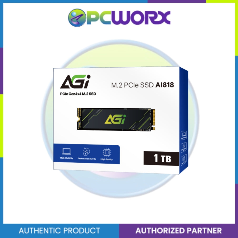 AGI AGI512G44AI818-CB AI818 512GB PCIe NVMe Gen 4x4 Internal SSD (PRE_ORDER)