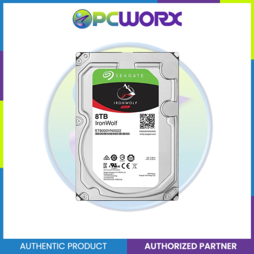 Seagate ST8000VN004 8TB Iron Wolf Hard Disk Drive – PCWORX