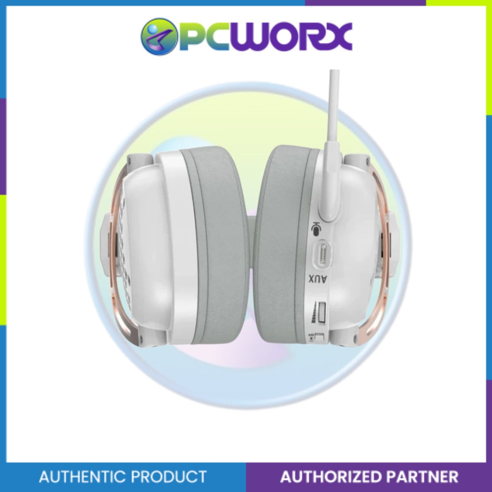 Redragon H386-W Gaming Headset Diomedes White