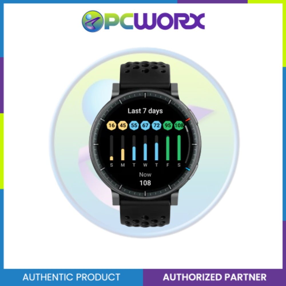 Amazfit W2557AP1N Active Max Smart Watch Black