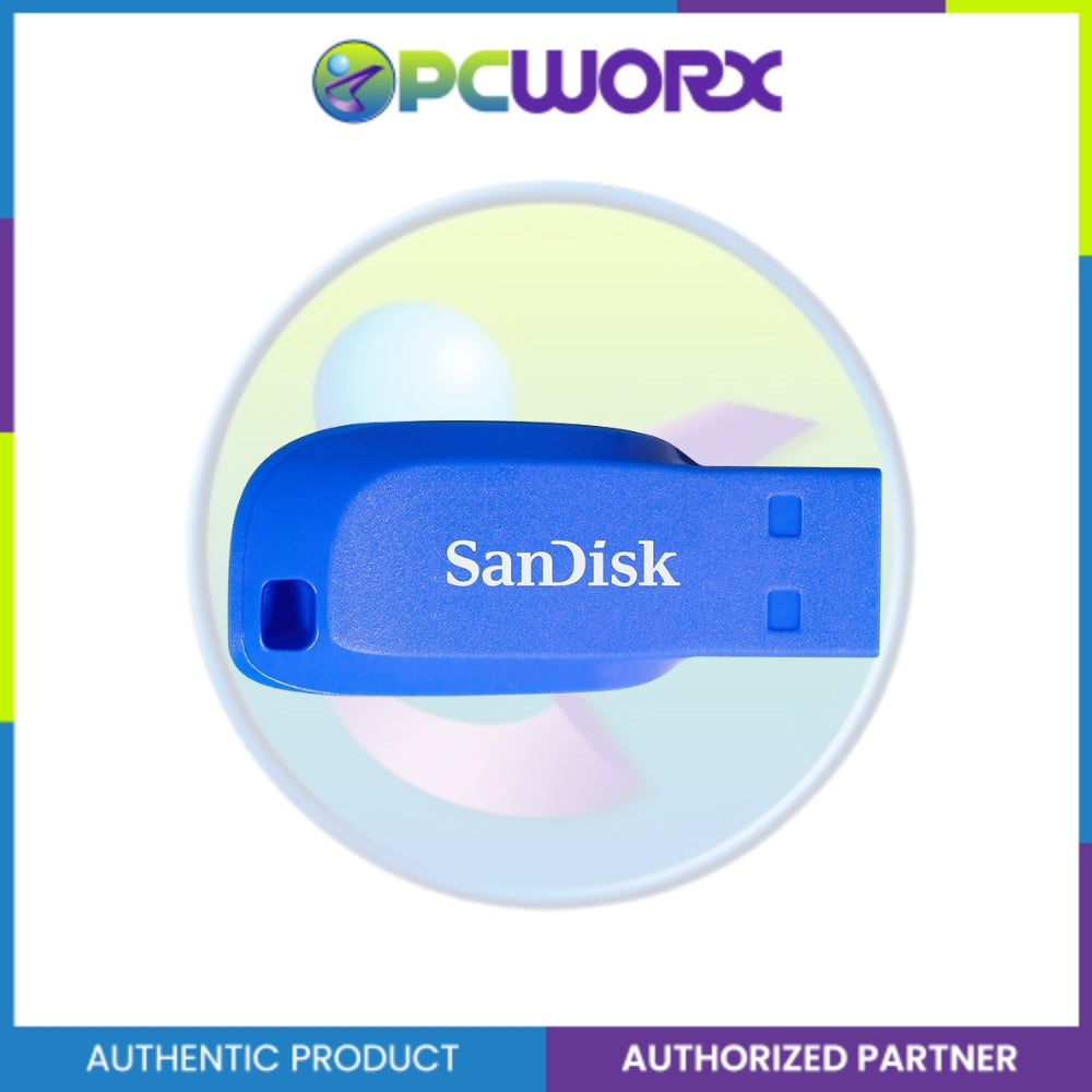 Sandisk SDCZ50C-032G-B35BE 32GB Cruzer Blade USB 2.0 Blue