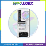 Darkflash DK351 TG w/ 4pcs ARGB Fans Mid-tower Gaming Case White