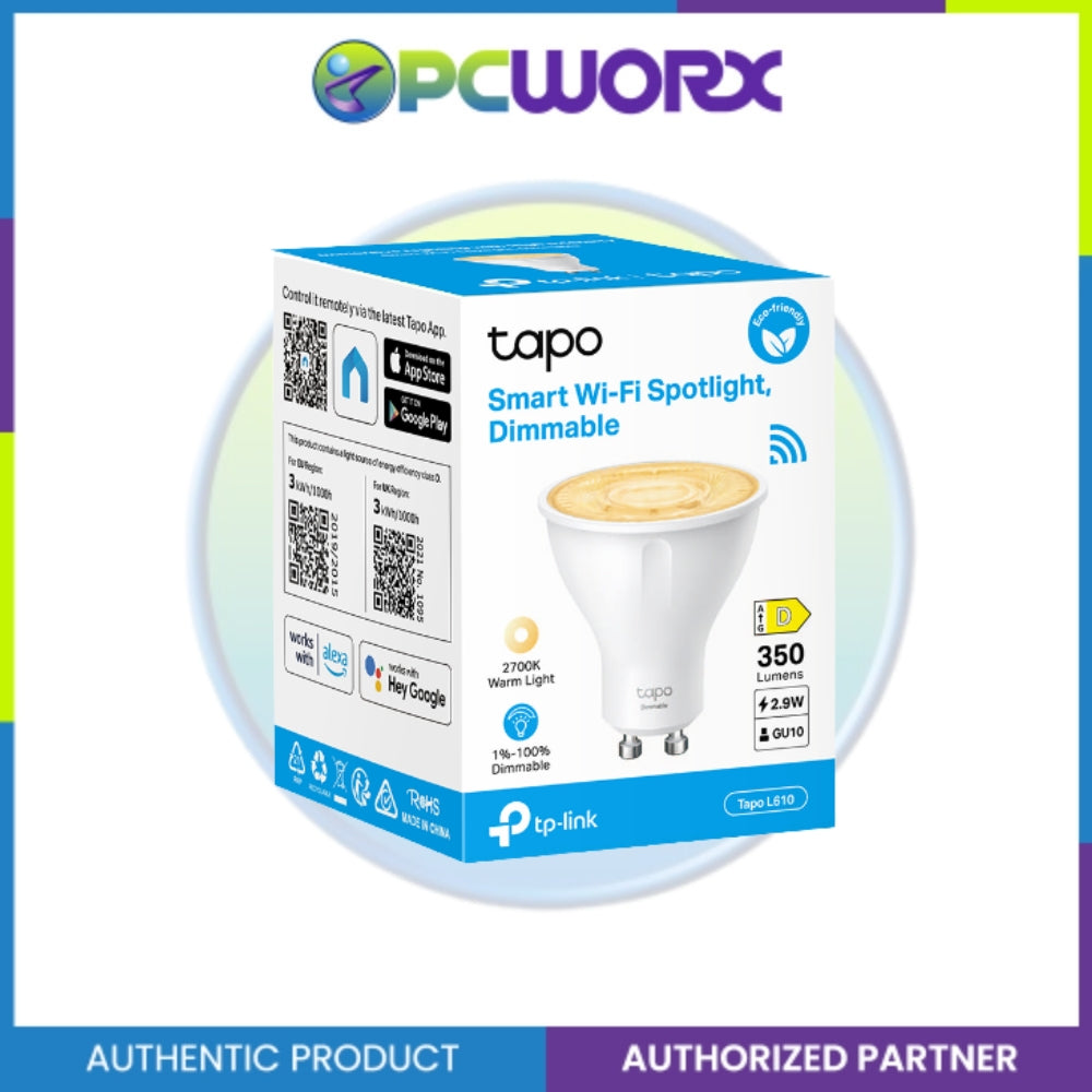 TP-LINK Tapo L610 Smart Wi-Fi Spotlight, Dimmable