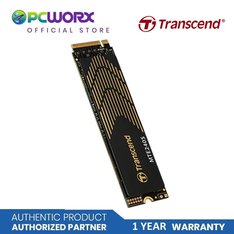 Transcend MTE240S NVMe PCIe Gen4 Solid State Drive 500GB, 1TB Solid-State Drive Transcend Internal SSD