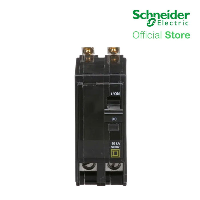 Schneider QOB UL 2-Pole 90A Bolt-On Miniature Circuit Breaker 120/240V 10kAIC QOB290