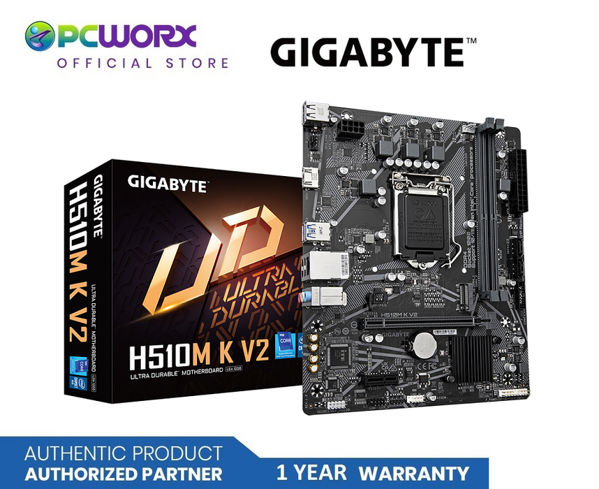 Gigabyte GA-H510M-K-V2 LGA1200 DDR4 mATX Mother board | Mobo | Gigabyte Motherboard