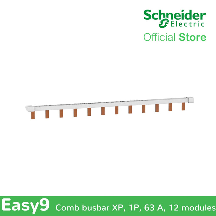 Schneider Easy9 Comb Busbar 1P 12 Modules Connection Comb (EZ9XPH112)