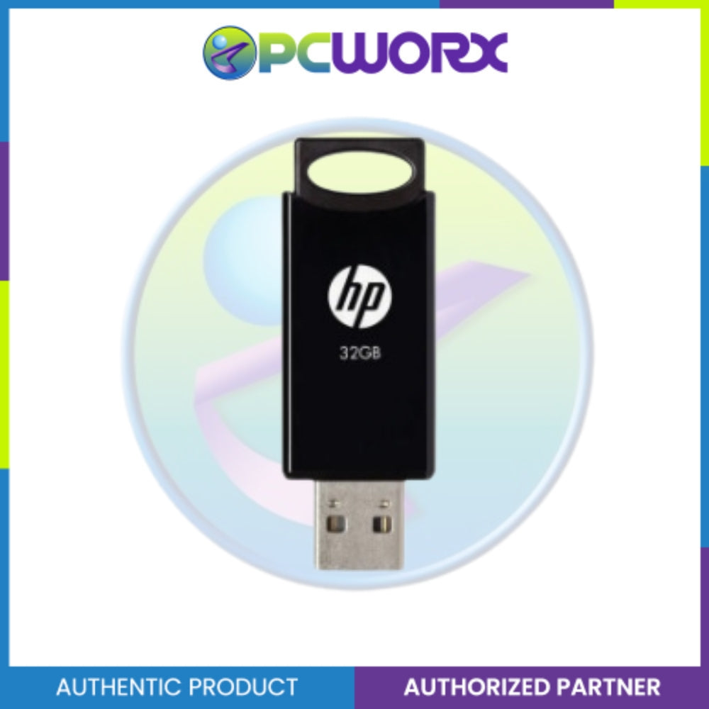 HP V212W 32GB USB 2.0 Flash Drive Black