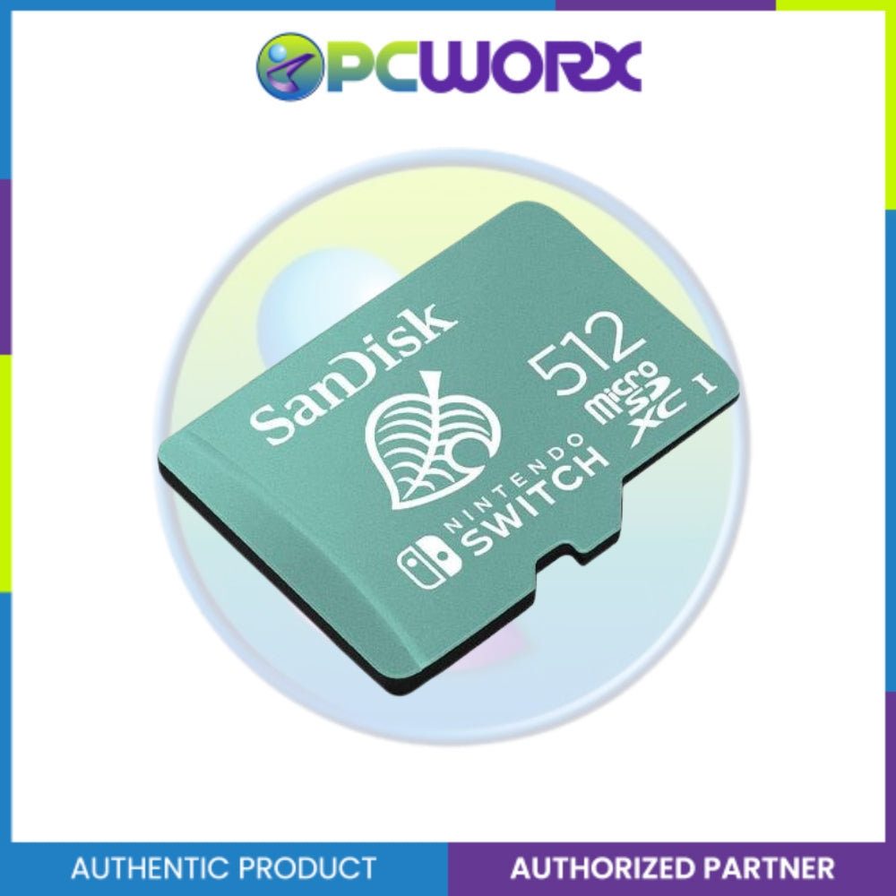 Sandisk SDSQXAO-512G-GN3ZN 512gb Nintendo Micro SD