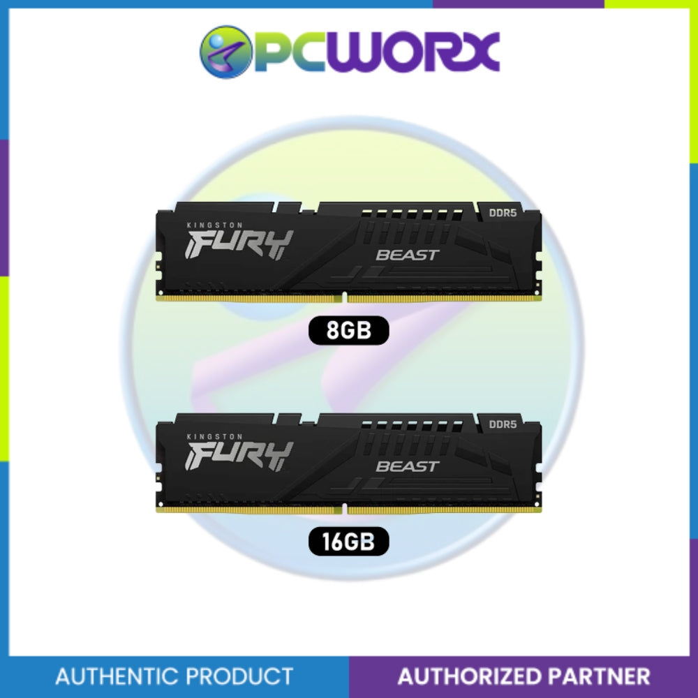 Kingston KF556C36BBE-16 16GB 5600MTs DDR5 Expo Fury Beast Black