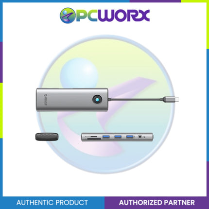 Orico PW11-10P-SV-EP Type-C 10-in-1 Docking Station Aluminum Alloy