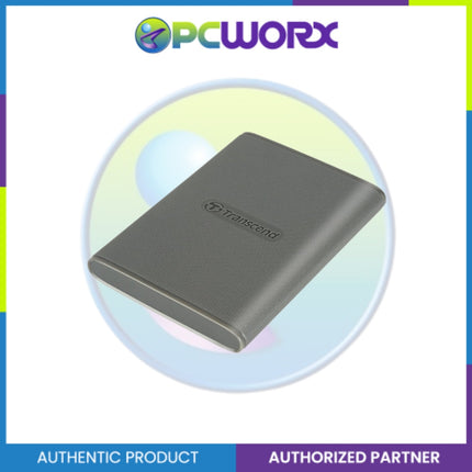 Transcend TS1TESD360C 1TB USB 20Gbps Up to 2000MB/s Type-C Portable SSD Gray