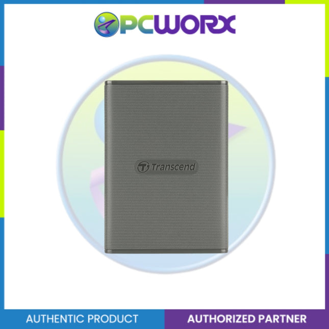 Transcend TS1TESD360C 1TB USB 20Gbps Up to 2000MB/s Type-C Portable SSD Gray