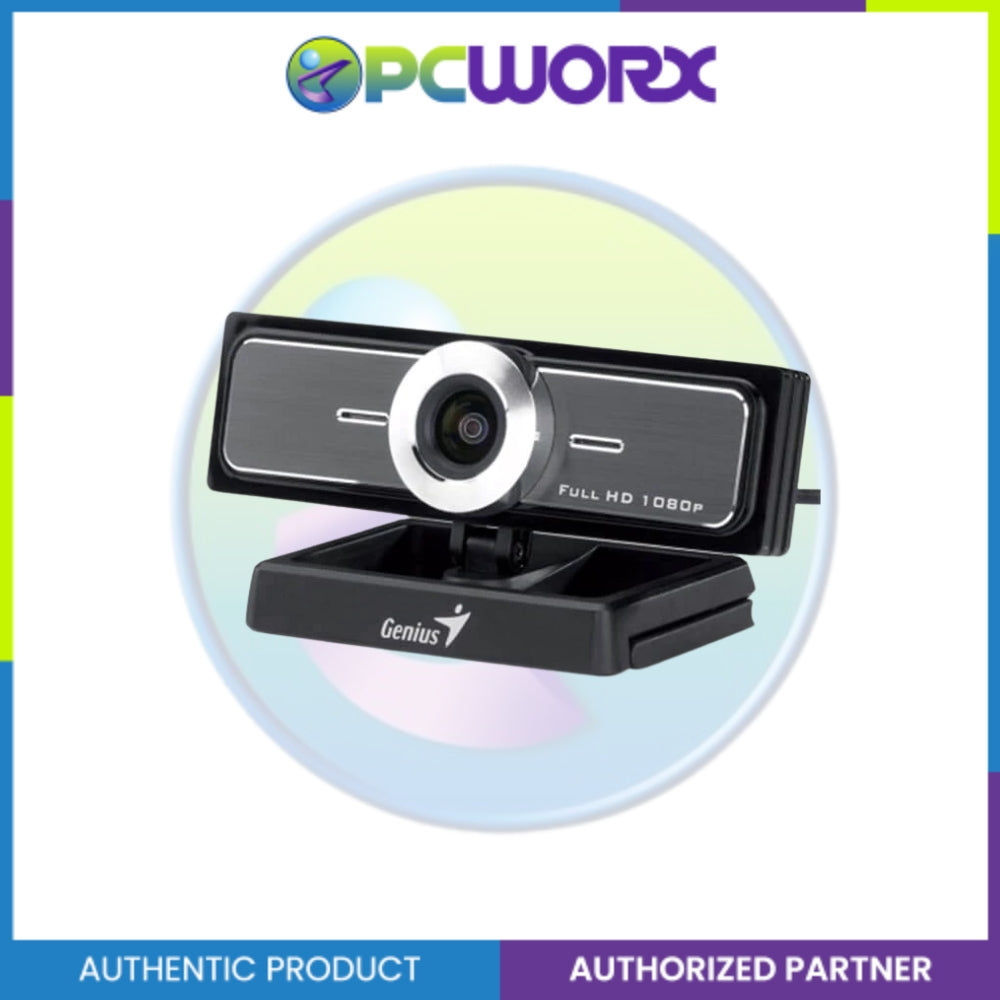 Genius Widecam F100 12MP Ultra Wide Full HD Webcam with Stereo Microphone