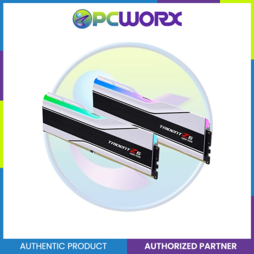 G.skill F5-6400J3239G16GX2-TZ5NR Trident Z5 6400MHz NEO RGB 32GB (2x16) DDR5 AMD