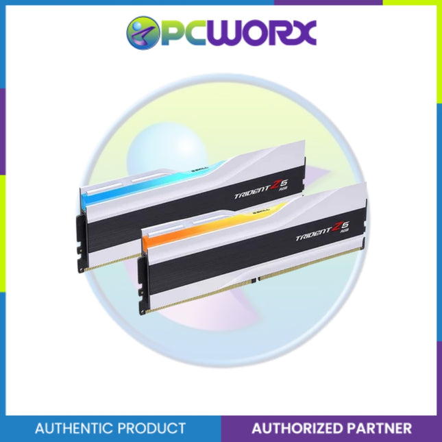 G.Skill F5-6000J3636F16GX2-TZ5RW 32GB 2x16 6000Mhz DDR5 Trident Z5 RGB Expo/XMP