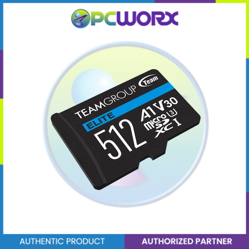 Team Group TEAUSDX64GIV30A103 64GB ELITE Micro SDXC U3 V30 A1 100MB/s W/ Adapter