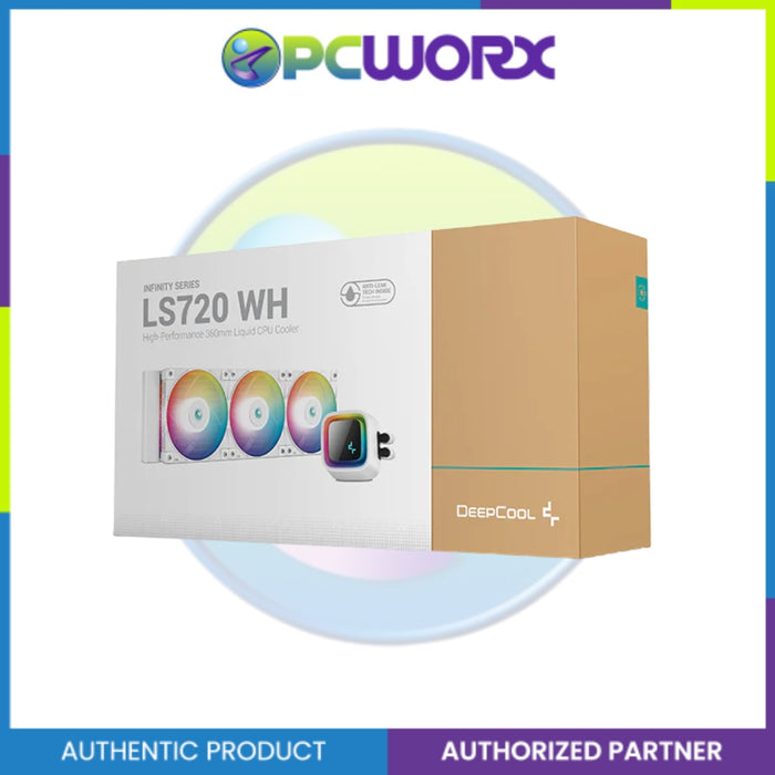 Deepcool R-LS720-WHAMNT-G-1 LS720 360mm AIO ARGB Liquid CPU Cooler White