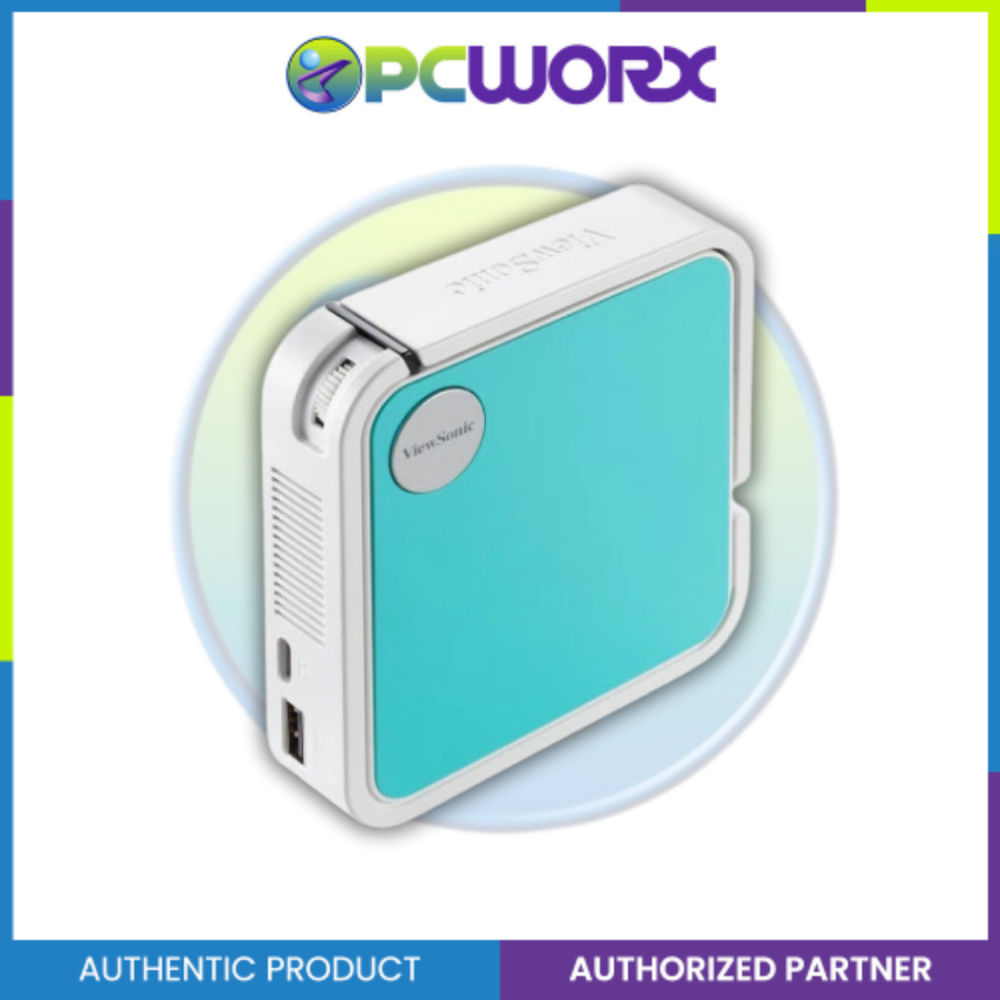 Viewsonic M1 Mini Plus 300 Ansi Lumens LED Light Source Projector | Viewsonic Projector | Portable Projector
