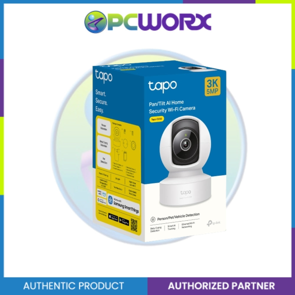 TP-Link Tapo C232 Pan/Tilt AI Home Security Wi-Fi Camera