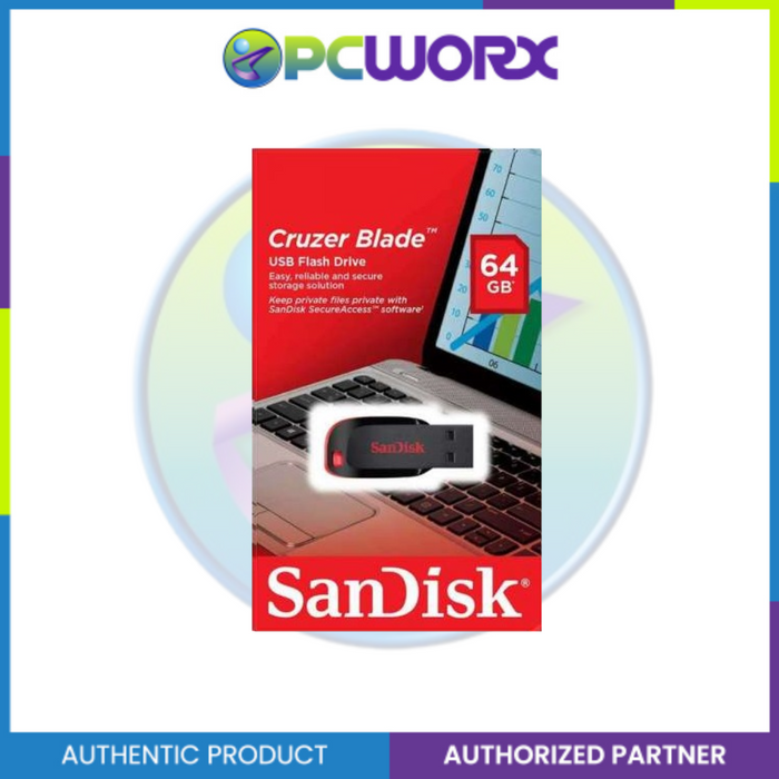 SanDisk 32gb/64gb Cruzer Blade USB Flash Drive (Sdcz50-032g-B35/  SDCZ50-064G-B35)