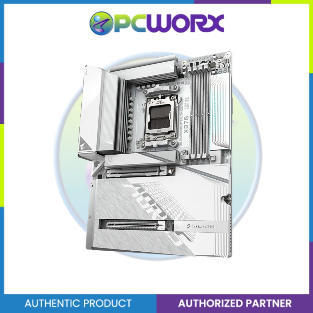 Gigabyte GA-X870-A-STEALTH-ICE AM5 DDR5 Motherboard