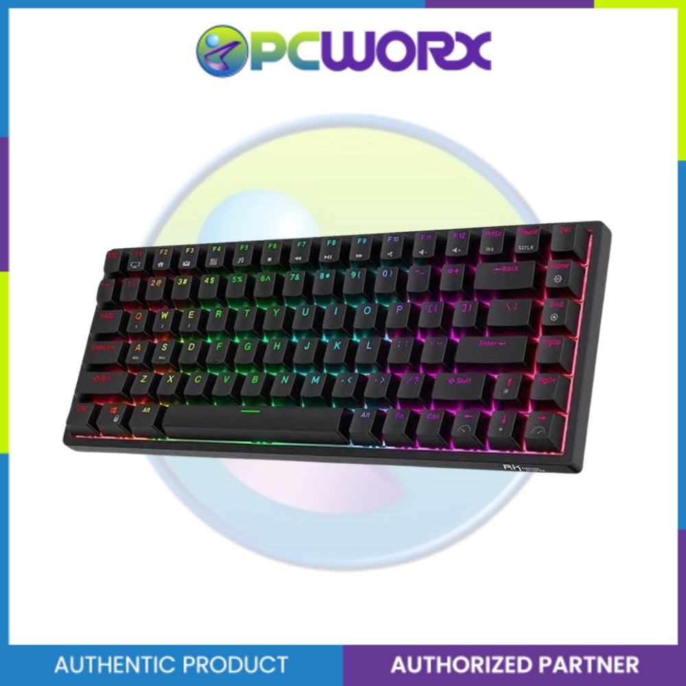 Royal Kludge RK84 Tri-Mode Hot Swappable RGB Backlit Bluetooth 2.4G - 75% Mechanical Keyboard