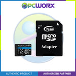 Team Group TEAUSDX128GIV30A103 128GB ELITE Micro SDXC U3 V30 A1 100MB/s W/ Adapter