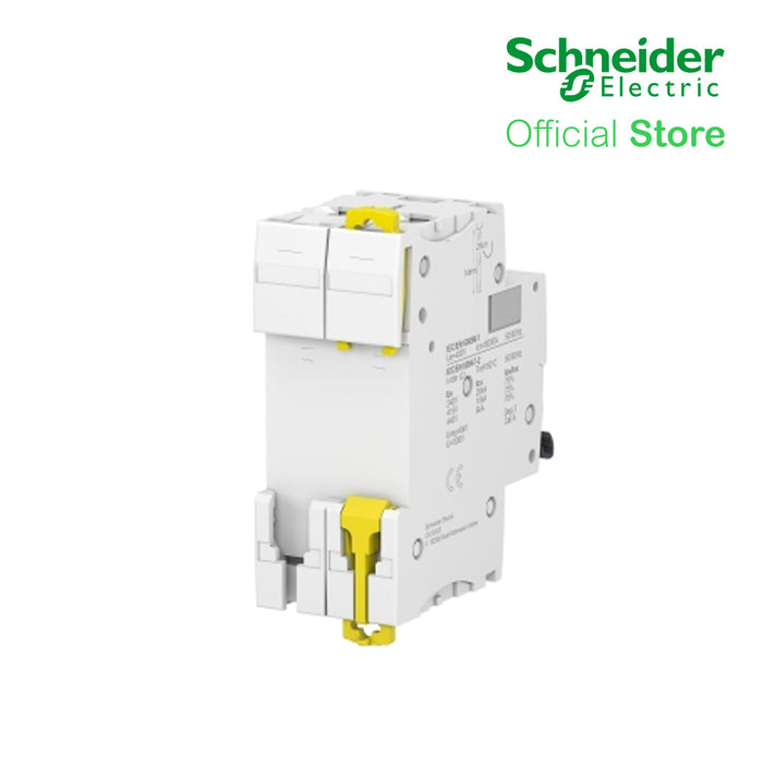 Schneider Acti9 IEC, 2-Pole 6A DIN-Rail Type Circuit Breaker 230/400V 10 KAIC (A9F74206)